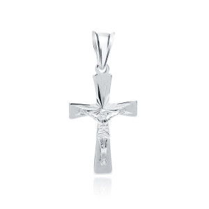 Cruciulita argint pandantiv DiAmanti K0229R-DIA (Argint 925‰ 1,2 g.)
